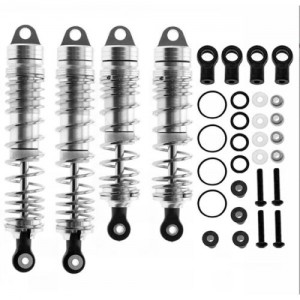 ALLOY OIL DAMPER SET 1/10 TRAXXAS SLASH 2WD / RUSTLER / BANDIT / STAMPEDE VXL - SILVER - SLA-05/SI
