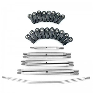 Stainless Steel Full Steering Suspension Tie Rod Linkage AXIAL RACING RC 1/10 RBX10 RYFT ROCK BOUNCER AXI03005 - RBX10-01