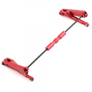 ALLOY Rear Anti-Roll Sway Bar W/ Linkage Arms AXIAL RC 1/10 AXIAL RACING RBX10 RYFT ROCK BOUNCER AXI03005 - RED - RBX10-01/RE
