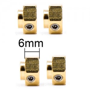 Brass 12mm Hex Wheel Hub 6 - 12mm Width For 1/10 RC TRAXXAS TRX-4 Crawler Truck - TRX4-HEX6