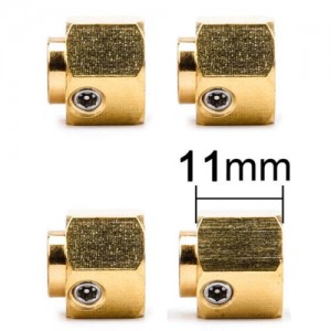 Brass 12mm Hex Wheel Hub 6 - 12mm Width For 1/10 RC TRAXXAS TRX-4 Crawler Truck - TRX4-HEX11