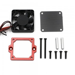 ALUMINIUM XL5 ESC HEATSINK COOLING FANS FOR 1/10 RC TRAXXAS TRX-4 TRX-6 CRAWLER - TRX4-FAN01/RE