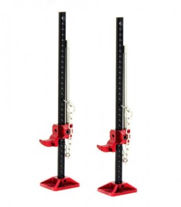 1/10 SCALE REALISTIC Metal Hi-Lift Jack Tool 2 / 4pcs 1/10 RC TRX-4 SCX10 CRAWLER - SC02-2