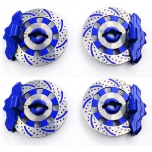Front & Rear Wheel Hub Brake Disc 1/7 RC TRAXXAS UDR Unlimited Desert Racer 85086-4 - BLUE - UDR04-DISC/BU