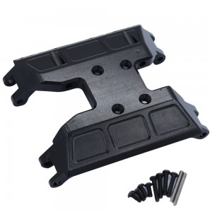 ALUMINUM LOWER GEAR COVER MOUNT FOR AXIAL RACING 1/18 UTB18 CAPRA 4WD UNLIMITED TRAIL BUGGY AXI01002 - BLACK - UTB18-038B/BK