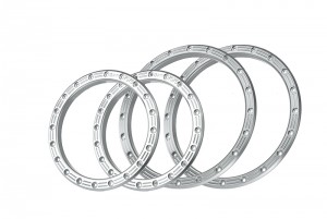 GPM PL5X0503  ALUMINUM 7075-T6 INSIDE & OUTSIDE TYRE BEAD 2763-21 4.3 INCH TYRE FOR PRO-LINE Impulse Pro-Loc X-MAXX WheeIs 2763-03 - SILVER - PL5X0503-S