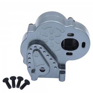 ALUMINIUM CENTER GEAR BOX FOR AXIAL RACING 1/18 UTB18 CAPRA 4WD UNLIMITED TRAIL BUGGY AXI01002 - GUN SILVER - UTB18038/GS