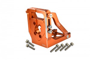 GPM XRT038A ALUMINUM 7075-T6 QUICK RELEASE MOTOR BASE 7760 TRAXXAS 1/5 4WD X-MAXX 6S 8S / 1/6 4WD XRT 8S - ORANGE - XRT038A-OR