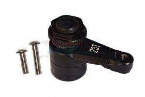 GPM RBX023TSH ALUMINUM 7075 23T SERVO HORN W. BUILT-IN SPRING (2 POSITIONING HOLES) AXIAL 1/10 4WD RBX10 RYFT BRUSHLESS ROCK BOUNCER AXI03005 - RBX023TSH-BK