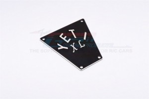 GPM YTL330FA ALUMINIUM FRONT BUMPER PLATE 1/8 YETI XL MONSTER BUGGY - YTL330FA-BK