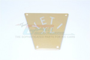 GPM YTL330FA ALUMINIUM FRONT BUMPER PLATE 1/8 YETI XL MONSTER BUGGY - TITANIUM - YTL330FA-TIT
