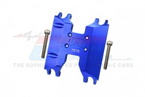 GPM UTB038B ALUMINUM 7075-T6 CHASSIS SKID PLATE AXIAL 1/18 UTB18 CAPRA 4WD UNLIMITED TRAIL BUGGY AXI01002 - BLUE - UTB038B-B