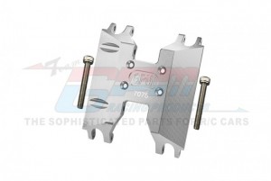 GPM UTB038B ALUMINUM 7075-T6 CHASSIS SKID PLATE AXIAL 1/18 UTB18 CAPRA 4WD UNLIMITED TRAIL BUGGY AXI01002 - SILVER - UTB038B-S