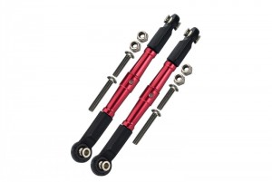 GPM BR162 ALUMINUM FRONT TURNBUCKLE FOR STEERING TEAM LOSI 1/10 BAJA REY DESERT TRUCK LOS03008 - RED - BR162-R-BEBK