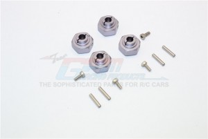 ALUMINIUM HEX ADAPTORS (12MM)  AXIAL SMT10 - MJ010-GS