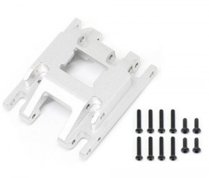 Aluminium Center Skid Plate 9736 For 1/18 RC TRAXXAS TRX-4M CRAWLER 97074 97054 - SILVER - TRX-9736/SI