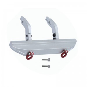 Aluminium Rear Bumper Mount 9734 For 1/18 RC TRAXXAS TRX-4M MINI CRAWLER 97074 97054 - SILVER - TRX-9734/SI