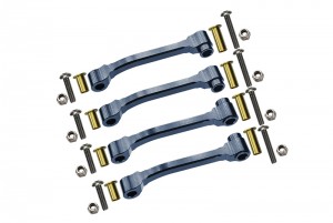 GPM TRU058 ALLOY RADIUS ARM WITH COLLARS & LOCK NUTS & SCREWS FOR TAMIYA TRACTOR TRUCK - TRU058-GS