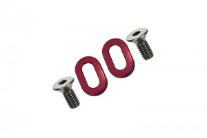 GPM KM010 ALLOY OVAL WASHER FOR GEAR BOX   KYOSHO MOTORCYCLE - Red - KM010-R