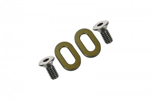 GPM KM010 ALLOY OVAL WASHER FOR GEAR BOX   KYOSHO MOTORCYCLE - Titanium - KM010-TIT