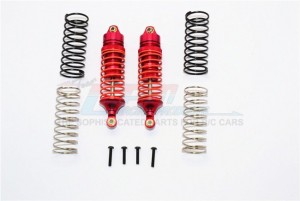 GPM RUS087F ALLOY FRONT SPRING DAMPER 1.3 / 1.5 / 1.7mm COIL SPRING TRAXXAS RUSTLER VXL - RED - RUS087F-R-OR