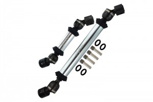 GPM EMX2037S ALUMINUM FRONT / REAR MAIN SHAFTS TRAXXAS EMAXX 2 MONSTER - EMX2037S-S