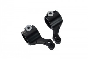 GPM RUS021 ALLOY FRONT KNUCKLE TRAXXAS RUSTLER VXL / BANDIT XL-5 - BLACK - RUS021-BK