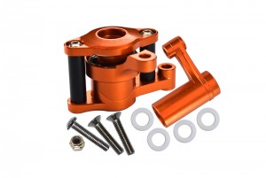 GPM YT048 ALUMINIUM STEERING ASSEMBLY 1/10 AXIAL RACING YETI ROCK RACER - ORANGE - YT048-OR