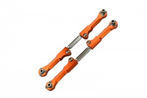 GPM TXM047S STEEL FRONT STEERING ROD W/ ALUMINIUM ENDS TRAXXAS 1/5 4WD X-MAXX 6S MONSTER - ORANGE - TXM047S-OC-BEOR