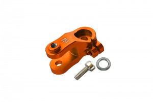GPM TXMS024/SH ALUMINUM 25T STANDARD SERVO HORN 8947 TRAXXAS 1/10 4WD MAXX 89076-4 / WIDE MAXX MONSTER 89086-4 / 1/8 MAXX SLASH 6S - ORANGE - TXMS024/SH-OR