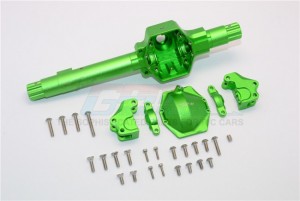 GPM MJ012X ALUMINIUM FRONT OR REAR AXLE HOUSING ASSEMBLY 1/10 RC AXIAL SMT10 - MJ012X-GS