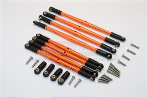 GPM ER160 ALUMINIUM ANTI-CLOCKWISE THREAD STEERING TIE ROD 1/10 E-REVO SUMMIT REVO E-REVO 3.3 MONSTER - ER160-OR-BEBK