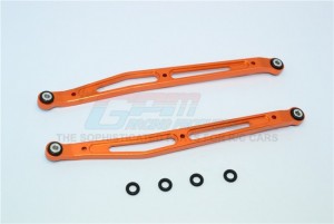 GPM MJ014F/R ALUMINIUM FRONT/REAR UPPER CHASSIS LINK  PARTS AXIAL SMT10 - MJ014F/R-OR