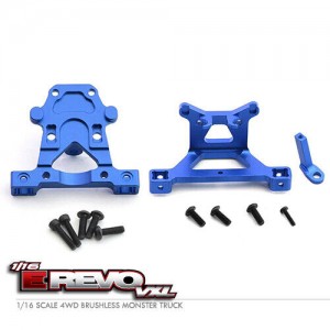 ALUMINIUM FRONT & REAR BODY POST MOUNT 7015 RC TRAXXAS 1/16 MINI E-REVO SUMMIT - ERV-031FR/B
