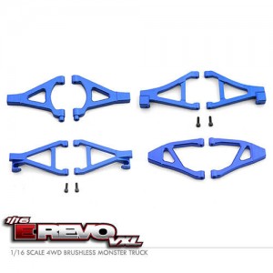 ALUMINIUM FRONT & REAR UPPER REAR SUSPENSION ARM 7131 7132 1/16 RC TRAXXAS MINI E-REVO SUMMIT - ERV-054555657/B