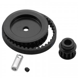 Alu Belt Drive Transmission Gears 12T / 30T 1/10 RC TRAXXAS TRX-4 TRX-6 CRAWLER - Black - TRX4-03/BK