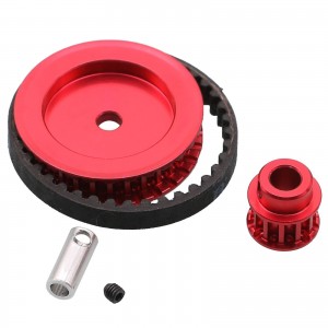 Alu Belt Drive Transmission Gears 12T / 30T 1/10 RC TRAXXAS TRX-4 TRX-6 CRAWLER - Red - TRX4-03/R