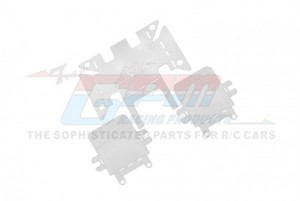 UNIVERSAL METAL SKID PLATES TRAXXAS 1/18 RC TRX-4M CRAWLER BRONCO 97074-1 / LAND ROVER DEFENDER-97054-1 - TRX4MZSP6-S