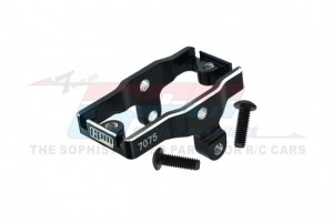 GPM TRX4M024 ALUMINUM 7075-T6 SERVO MOUNT 9739 TRAXXAS 1/18 4WD TRX-4M FORD BRONCO 97074-1 / LAND ROVER DEFENDER 97054-1 - BLACK - TRX4M024-BK