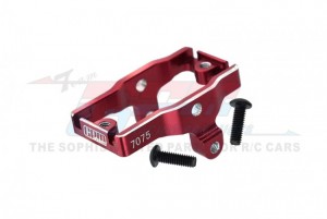 GPM TRX4M024 ALUMINUM 7075-T6 SERVO MOUNT 9739 TRAXXAS 1/18 4WD TRX-4M FORD BRONCO 97074-1 / LAND ROVER DEFENDER 97054-1 - RED - TRX4M024-R
