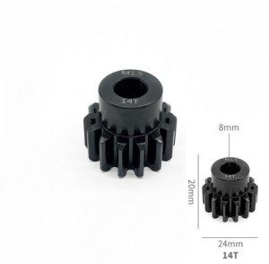 STEEL PINION GEAR M1.5 8mm Inner 14T RC 1/5 Traxxas X-Maxx 1/6 XRT / ARRMA 1/5 OUTCAST KRATON - PG8014T