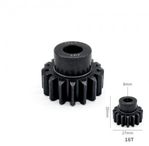STEEL PINION GEAR M1.5 8mm Inner 16T RC 1/5 Traxxas X-Maxx 1/6 XRT / ARRMA 1/5 OUTCAST KRATON - PG8016T