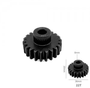 STEEL PINION GEAR M1.5 8mm Inner 22T RC 1/5 Traxxas X-Maxx 1/6 XRT / ARRMA 1/5 OUTCAST KRATON - PG8022T