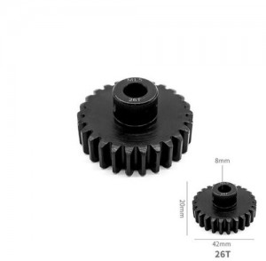 STEEL PINION GEAR M1.5 8mm Inner 26T RC 1/5 Traxxas X-Maxx 1/6 XRT / ARRMA 1/5 OUTCAST KRATON - PG8026T