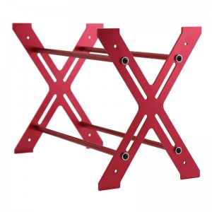 Alloy X-Shape Crawler Tire Storage Rack For 1/10 Crawler Tire TRAXXAS TRX-4 AXIAL SCX10 - RED - AS-TIRE01/R