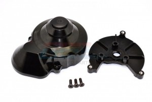 ALUMINIUM TRANSMISSION SPUR GEAR CASE AXIAL SMT10 - MJ038GC-BK