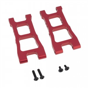 Aluminum Front / Rear Lower Suspension Arm 1/10 Red Cat Racing Blackout XTE XBE SC PRO Truck - BKO054-R