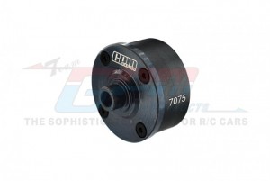 GPM MAK011N ALUMINIUM 7075-T6 FRONT / MIDDLE / REAR DIFF CASE AR310433 ARRMA KRATON SENTON OUTCAST INFRACTION TYPHON MOJAVE - BLACK - MAK011N-BK
