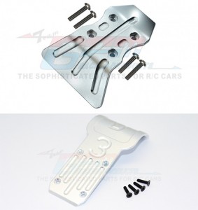 GPM DT3003FR ALUMINIUM FRONT & REAR BUMPER TAMIYA DT-03 BUGGY - SILVER - DT3003FR-S