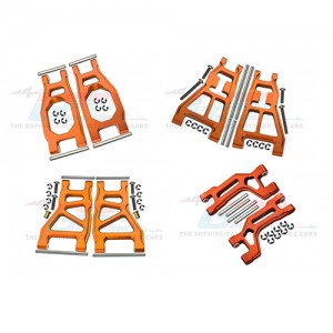 GPM COMBO FRONT & REAR UPPER & LOWER SUSPENSION ARM SET FOR TAMIYA DT-03 BUGGY - DT3054555657-OR